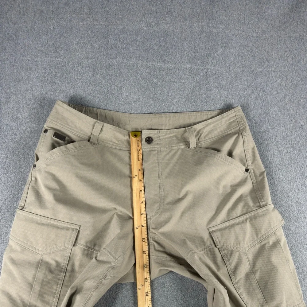 Kuhl Silencr Rogue Pants Mens 36x30 Tan Ripstop Hiking Outdoors Climbing